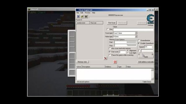 Как взломать Minecraft на спидхак спомащью Cheat Engine