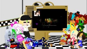 Реакция Фнаф 9 на прикольные и не очень моменты фнаф длс руины.