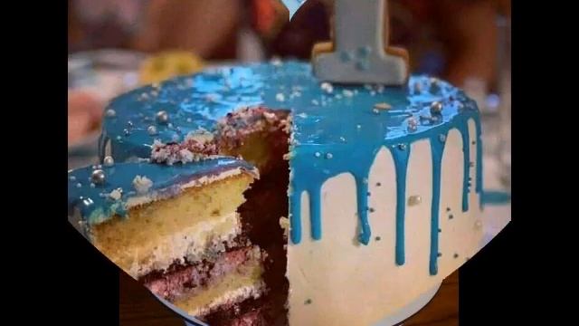 Тортик на рочок, для хлопчика, з пряниками!!! смотреть онлайн