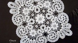 КВАДРАТНАЯ САЛФЕТКА (БРЮГГСКОЕ КРУЖЕВО). ЧАСТЬ 6