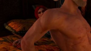 Ведьмак 3 Геральт Трисс и Йеннифер, прикол