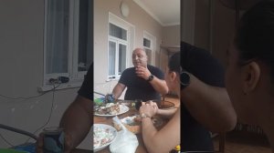 Обалденный тост в Грузии за меня в день рождения!