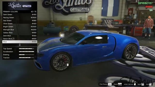 GTA 5 ONLINE Bugatti Veyron - Ajouter le Veyron Entièrement personnalisé смотреть онлайн