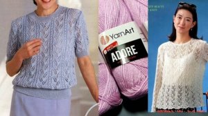 МОЯ самая ЛЮБИМАЯ💖 кофточка👍 ОРИГИНАЛЬНЫМ И ПРОСТЫМ УЗОРОМ.