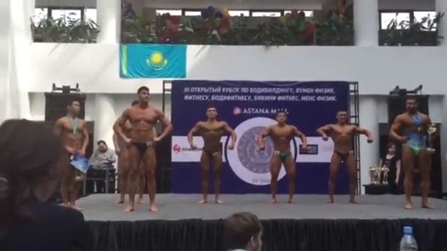 Кубок Астаны по бодибилдингу. Награждение юниоры 10.04.2016 смотреть онлайн