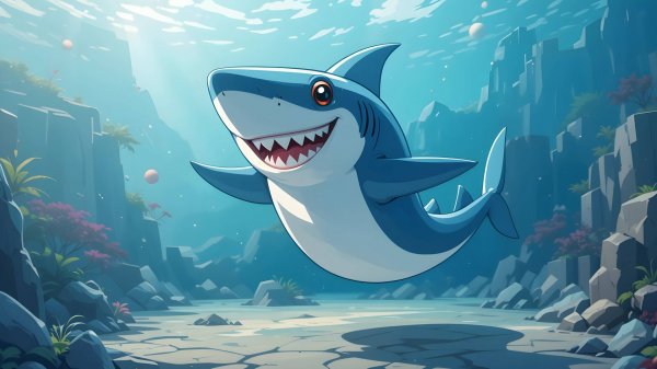 Детские песенки. Песенка про акулу для малышей