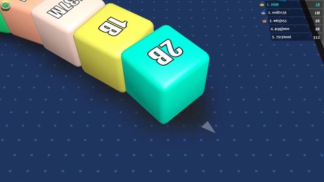 Cubes 2048.io Game 🎲 How to play 🎲 Gameplay смотреть онлайн