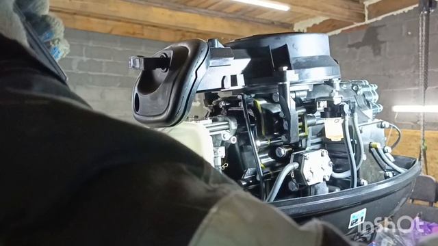 распаковка мотора HANGKAI супер 40л.с с маркетплейса ОЗОН.mp4 смотреть онлайн