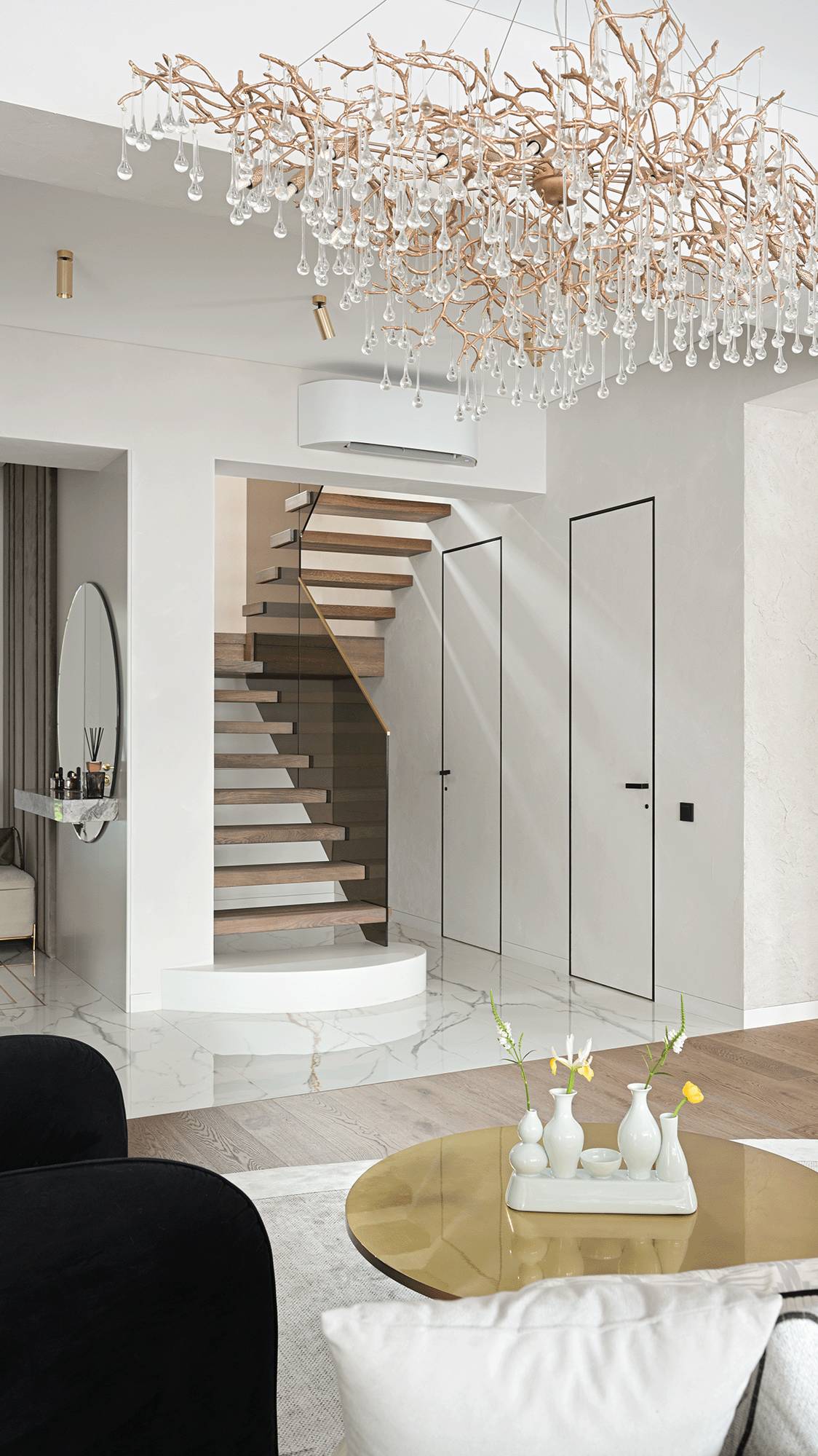 Скрытые двери DORIAN.RU в реализованном проекте студии ARTUM