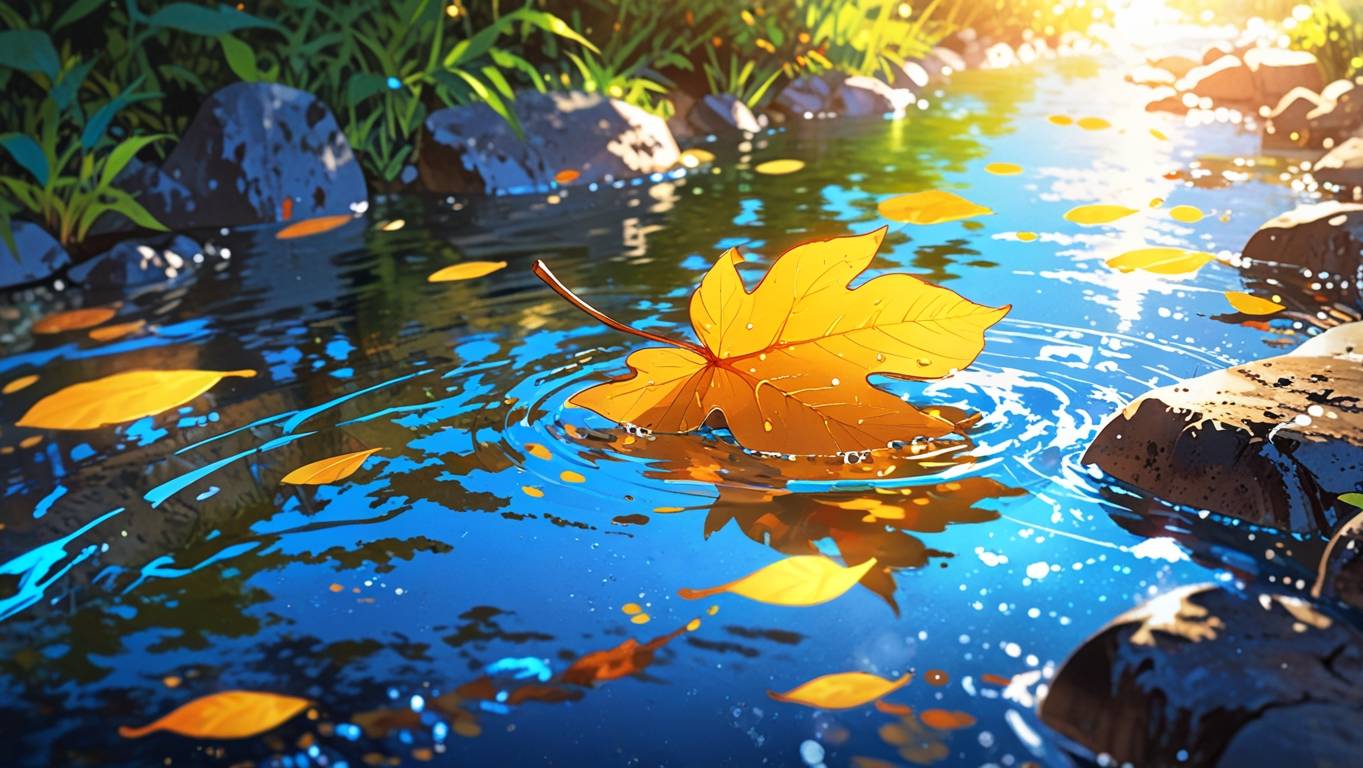 Мультфильм. Сказки перед сном. Осеннее Путешествие Листика. смотреть онлайн