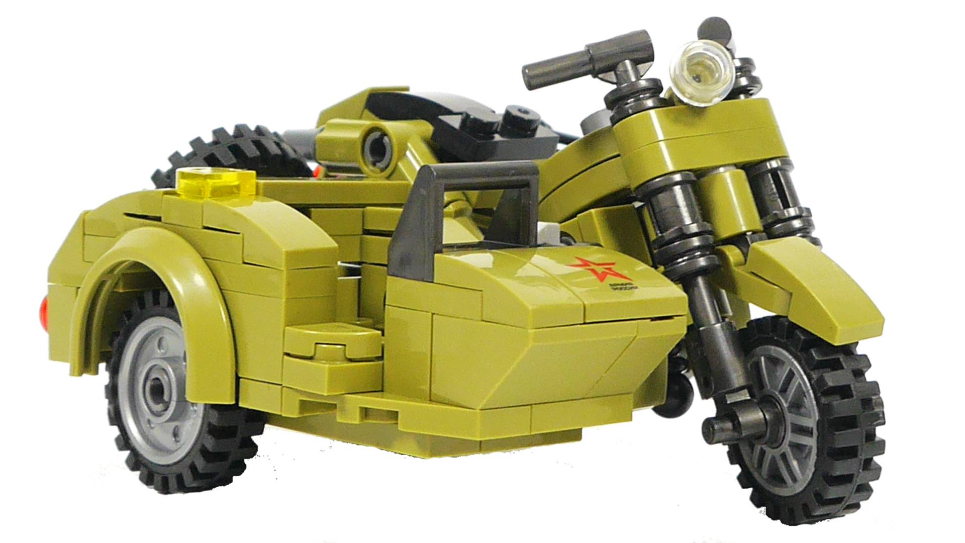 Собираем военный мотоцикл из лего - конструктор Армия России смотреть онлайн