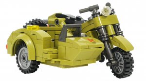 Собираем военный мотоцикл из лего -   конструктор Армия России