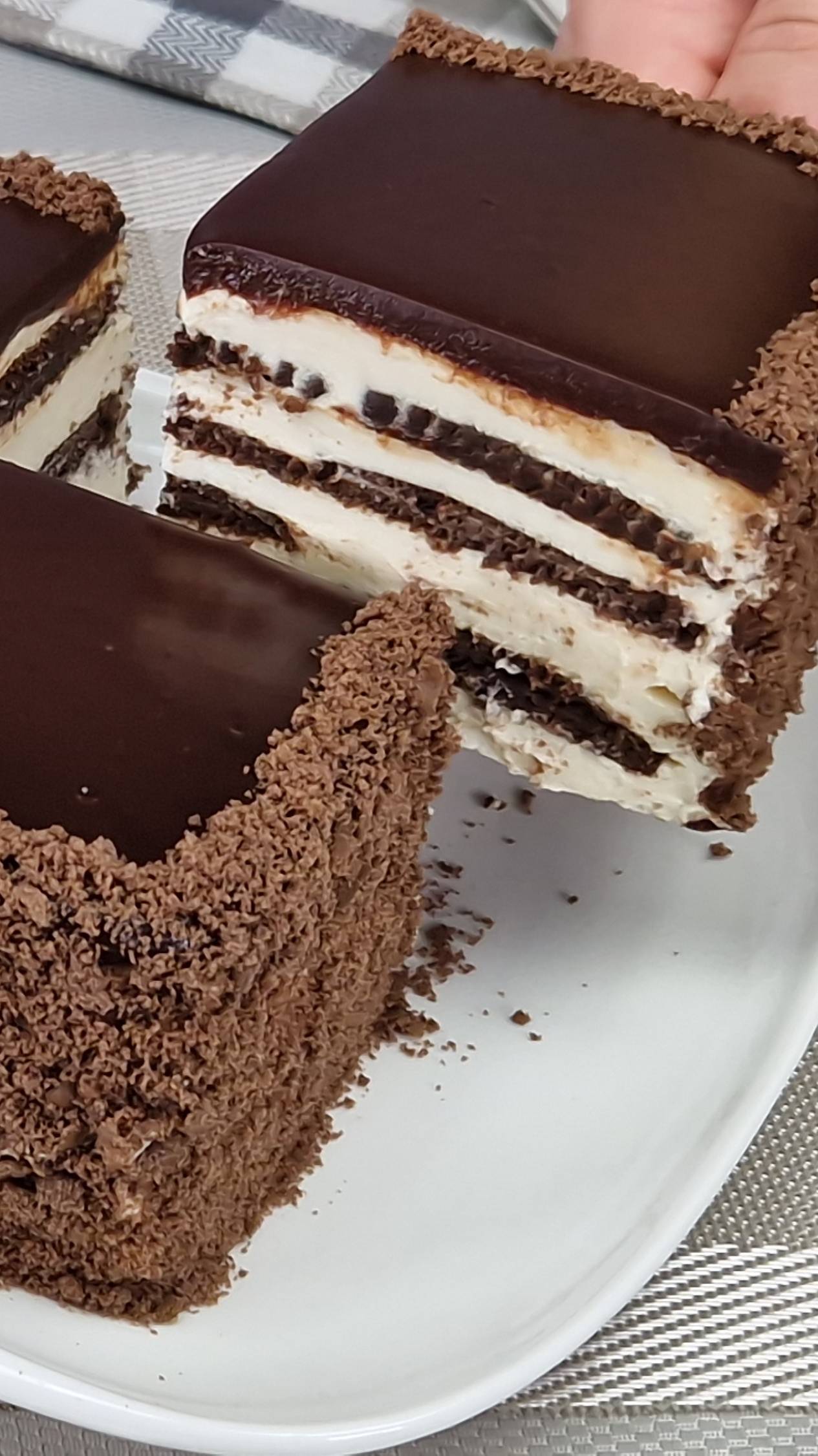 Божественно вкусный торт за 1 минуту | vkusnoprostobystro | #shorts #торты #рецепты смотреть онлайн