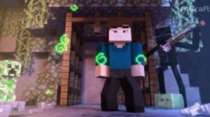 Minecraft Анимация . Ведьма VS Стима (Танцевальная битва)