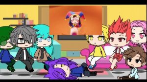 реакция 13 карт на  Удивительный Цифровой цирк(1/5)#13карт #рекомендации#гача#реакция