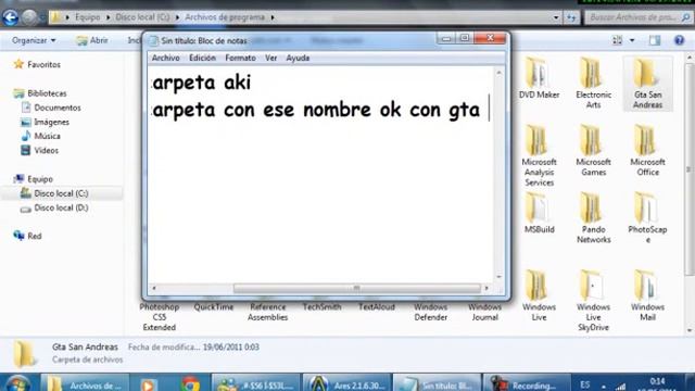 Como Descargar E instalar gta san andreas por Ares смотреть онлайн