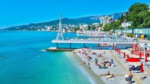 ЯЛТА. Массандровский пляж ОТКРЫТ! Снос Лондона, шашлыки на НАБЕРЕЖНОЙ.В КРЫМ на  ОТДЫХ майские 2025