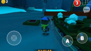 SBA🐻|прохождение новый локации в снежной долине (мультиплеер)