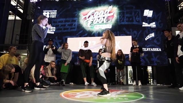 Щеленскова Настя Vs Каракан Полина | 1/8  Jazz Funk | GOOD FOOT BATTLE 2019