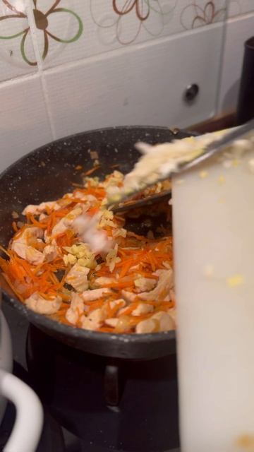 Удон с курицей 😍 советую попробовать! #ужин #рецепты #удон #вкусно