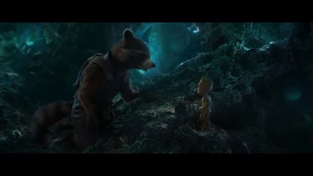 У кого не будь есть изолента. Ракета объясняет Груту куда нажимать. Стражи галактики 2 смотреть онлайн