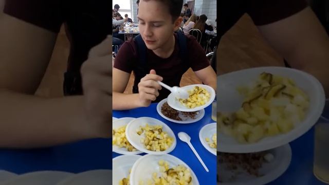 Обзор на столовку в шараге, юмор!? )