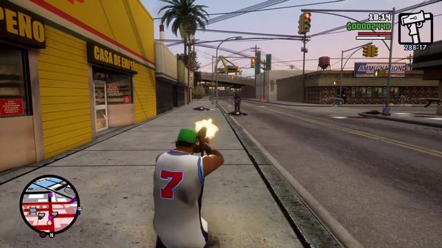 Очистка района, грув стоит GTA San Andreas: The Definitive Edition смотреть онлайн