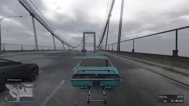 GTA 5 online street race with muscle cars | how to race | how to win | how to win race | how to ear смотреть онлайн