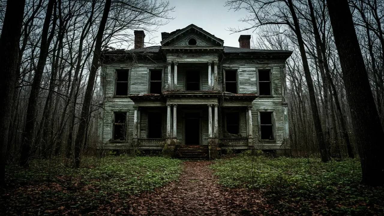 Заброшенный особняк в глубине леса смотреть онлайн
