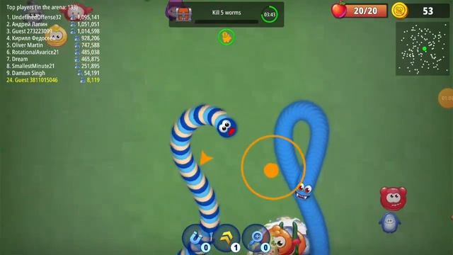 You love games with tons of real fun and dynamic action? Then welcome to the Worms Zone.io смотреть онлайн