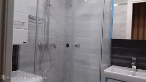 Ремонт совмещённой ванной комнаты 3 кв.м