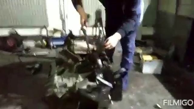 AUDI A3 2.0 FSI  Заміна мотора. Wymiana Silnika.