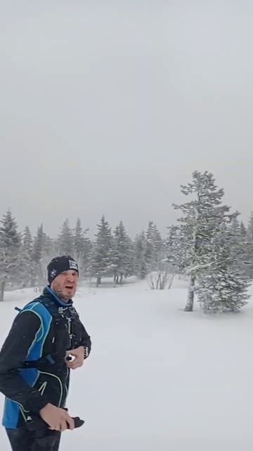 Прибежали к красавцу Откликному, чрезвычайно красивый хребет. Дальше круглица, тропы для слабаков 😁