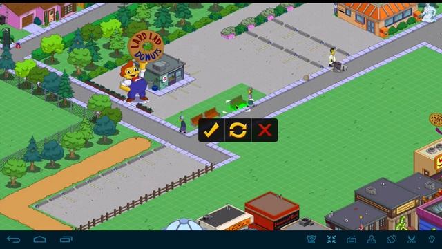 The Simpsons: Tapped Out - Krusty Burger + Lard Lad Donuts