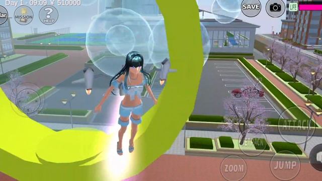 كيف صرت اعيش داخل فقاعة في السماء؟! فقاعات كبيرة في ساكورا؟!SAKURA school simulator смотреть онлайн