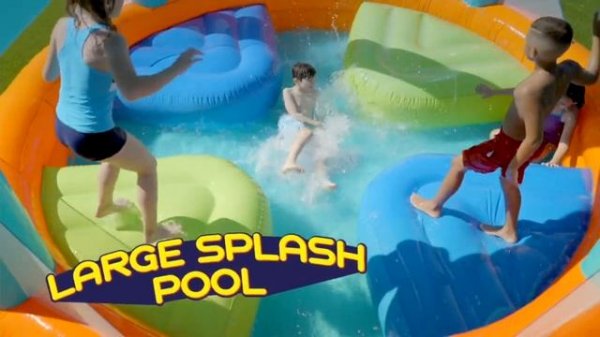 Водный игровой центр с балансирующими платформами Dodge&Drench, 53383, Bestway