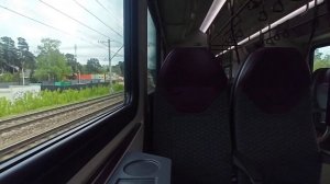 Поездка на Иволге 4.0 от Ильинской до Есенинской + проверка фишки с дверями + салон! ЭГЭ2Тв-024