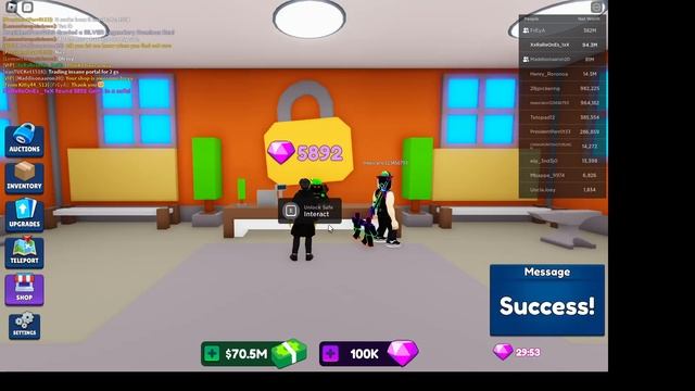 Roblox Bid Battles 54,000 Gems in 60 seconds смотреть онлайн