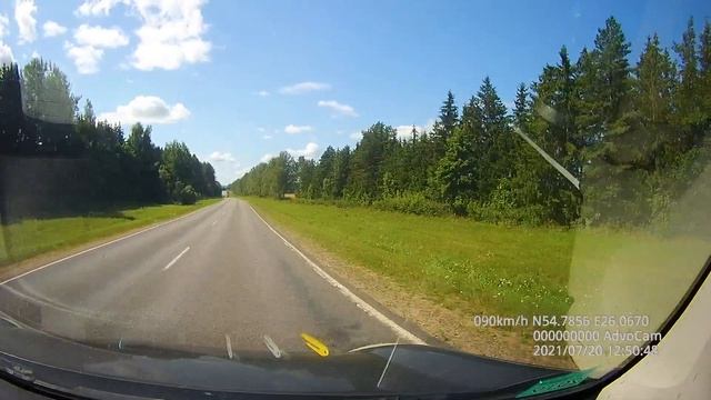 Р-45 Полоцк-Глубокое-граница ЛР (Котловка). Прямое направление 3