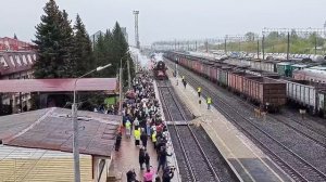 Прямой эфир! Прибытие Паровоза Победы в Бугульму