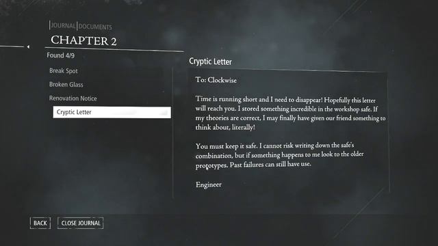 Thief - Chapter 2 Secret Safe