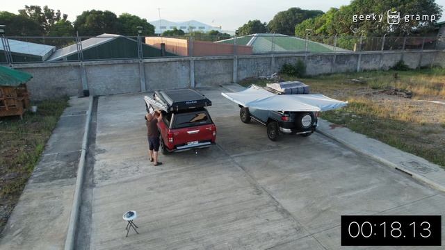 Alu-Cab 270° Shadow and Quick Pitch Weathershade Awning Comparison on Toyota Hilux & FJ Cruiser смотреть онлайн
