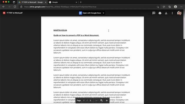 How To Convert A PDF To An Editable Word Document