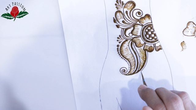 Practice 5: Practice and learn simple Arabic style mehendi design :English смотреть онлайн