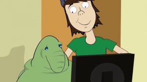 Ждун в гостях   2 сезон 1-я серия "Почему ждун зелёный" 1 часть #ждун