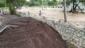 Строительство, засыпка новый участок, обзор