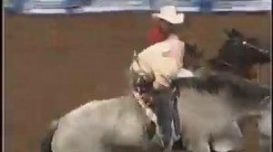 Родео в США. Скачки на быках.