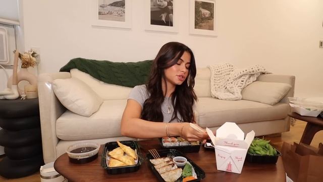 eat dinner with me + chat about life *SUSHI MUKBANG* смотреть онлайн