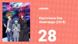 Карточные бои Авангарда (2018) 28 серия (аниме-сериал, 2018)