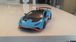 Обзор модели Lamborghini Huracan STO в 1/18 от Rastar